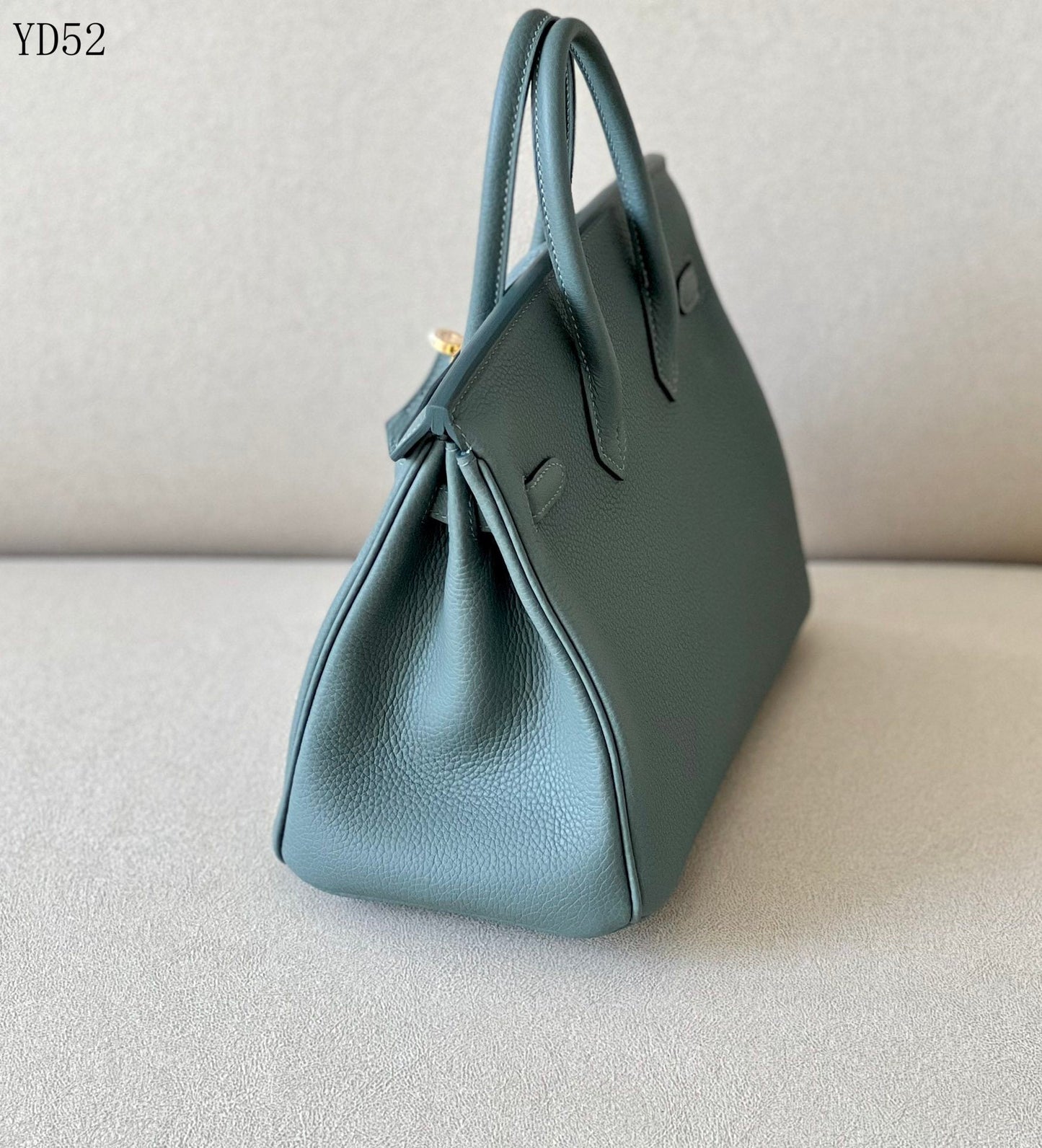 H BIRKIN 25 TOGO VERT ROUSSEAU  GOLD HARDWARE 25CM